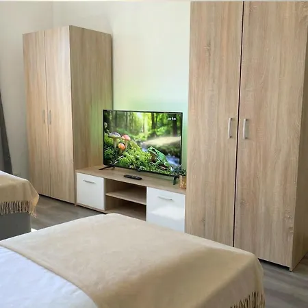 Havn - 2 Schlafzimmer Mit 3 Boxspringbetten, Balkon, Kueche, Hd Tv, Wifi Appartamento
